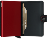 Miniwallet: Matte Black-Red