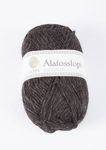 Icelandic sweaters and products - Alafoss Lopi 0005 - black heather Alafoss Wool Yarn - Shopicelandic.com