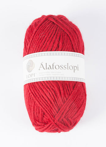 Icelandic sweaters and products - Alafoss Lopi 0047 - happy red Alafoss Wool Yarn - Shopicelandic.com