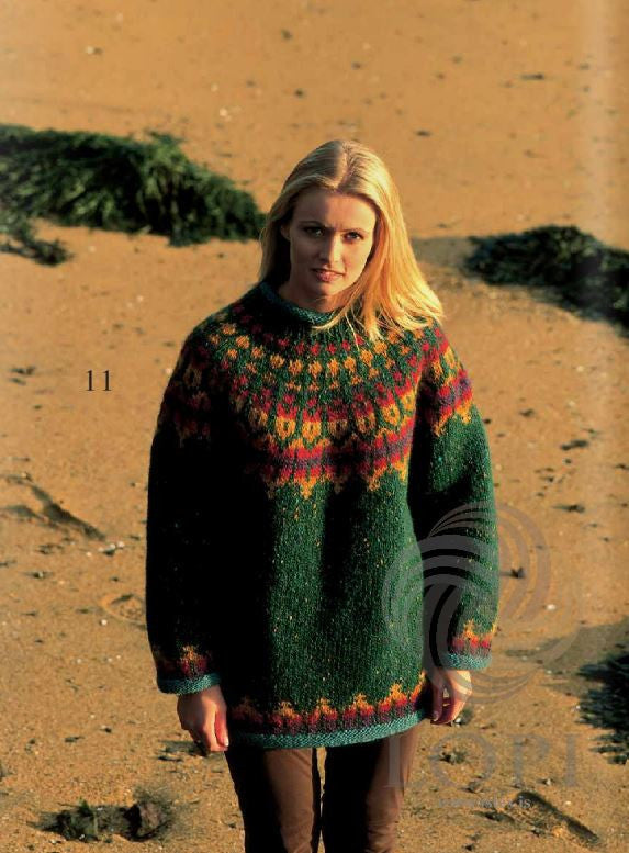 Fjara (Beach) Women Wool Sweater Green – Shopicelandic