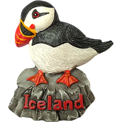 Magnet Puffin on rock