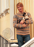 Icelandic sweaters and products - Hrím Mens Wool Sweater Brown Tailor Made - Shopicelandic.com