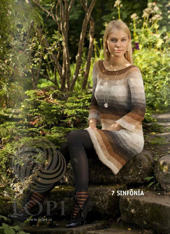 Icelandic sweaters and products - Sinfónía (Symphony) Women Wool Sweater Brown Tailor Made - Shopicelandic.com