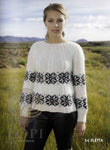 Icelandic sweaters and products - Flétta Women Wool Sweater White Tailor Made - Shopicelandic.com