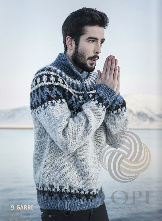 Garri Mens Wool Sweater Grey – Shopicelandic - Main Image