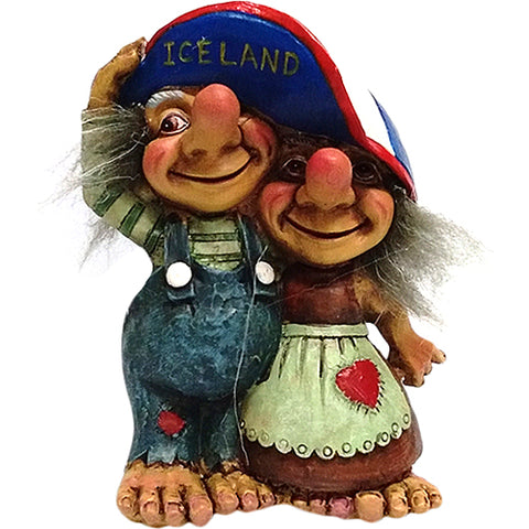 Troll with cap ICELAND 6 cm