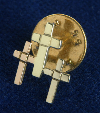 Icelandic sweaters and products - Golden Trinity Lapel Pin Jewelry - Shopicelandic.com