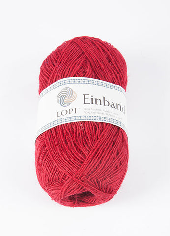 Icelandic sweaters and products - Einband 9009 Wool Yarn - Cardinal Einband Wool Yarn - Shopicelandic.com