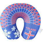 Travel pillow Iceland knitted sweater