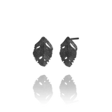 RAVEN EARRINGS oxidized silver