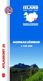 Icelandic sweaters and products - Topographic Map - Hornafjörður Maps - Shopicelandic.com