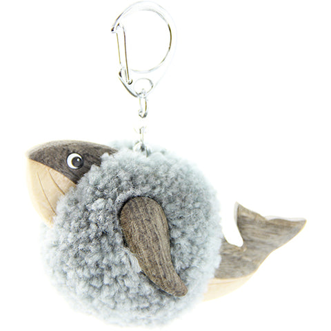 Keyring Pompom Whale