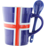 Mugg Flag w. spoonICELAND