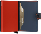 Miniwallet: Matte Night Blue & Orange