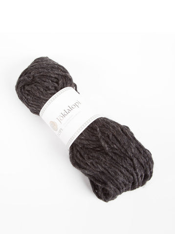 Icelandic sweaters and products - Jöklalopi - 0005 Black Heather Bulky Lopi Wool Yarn - Shopicelandic.com
