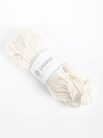 Icelandic sweaters and products - Jöklalopi - 0051 White Bulky Lopi Wool Yarn - Shopicelandic.com