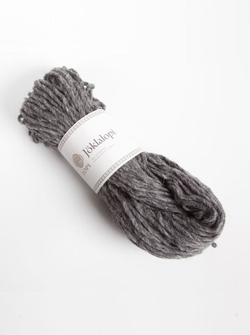 Icelandic sweaters and products - Jöklalopi - 0058 Dark Grey Heather Bulky Lopi Wool Yarn - Shopicelandic.com