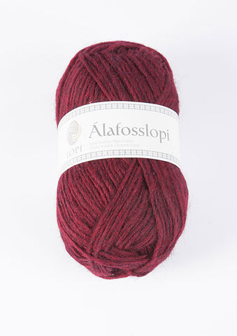 Icelandic sweaters and products - Alafoss Lopi 1242 - oxblood red Alafoss Wool Yarn - Shopicelandic.com