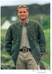 Icelandic sweaters and products - Augað (The eye) Mens Wool Cardigan Tailor Made - Shopicelandic.com
