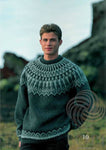 Icelandic sweaters and products - Dropar (Drops) Mens Wool Sweater Green Tailor Made - Shopicelandic.com