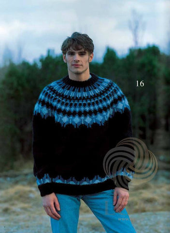Icelandic sweaters and products - Hefð (Tradition) Mens Wool Sweater Tailor Made - Shopicelandic.com