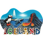 Magnet ICELAND Glitter