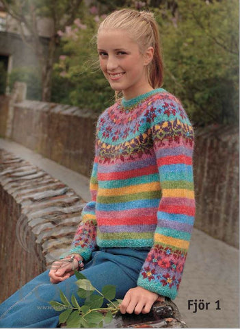 Icelandic sweaters and products - Fjör (Happy) Women Wool Sweater Tailor Made - Shopicelandic.com