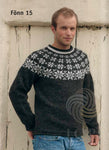 Icelandic sweaters and products - Fönn Mens Wool Sweater Black Tailor Made - Shopicelandic.com