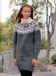 Icelandic sweaters and products - Stafir (Letters) Women Wool Sweater Grey Tailor Made - Shopicelandic.com