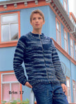 Icelandic sweaters and products - Brim (Wave) Mens Wool Cardigan Tailor Made - Shopicelandic.com