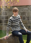 Icelandic sweaters and products - Nost Mens Wool Sweater Grey Tailor Made - Shopicelandic.com