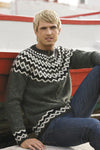 Icelandic sweaters and products - Anchor Cardigan - Grey Wool Sweaters - Shopicelandic.com