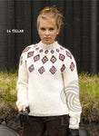 Icelandic sweaters and products - Tíglar (Clubs) Women Wool Sweater White Tailor Made - Shopicelandic.com