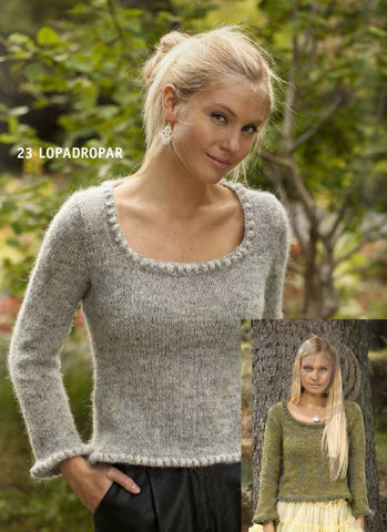 Icelandic sweaters and products - Lopadropar (Wooldrops) Women Wool Sweater Grey Tailor Made - Shopicelandic.com
