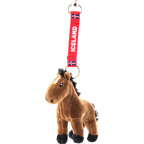 Keyring Icelandic Horse Dark brown