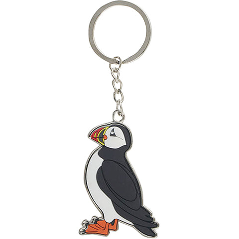 Keyring Puffin Soft PVC zinc alloy