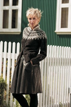 Icelandic sweaters and products - Ranga Black Cardigan Wool Sweaters - Shopicelandic.com
