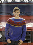 Icelandic sweaters and products - Ás (Ace) Mens Wool Sweater Blue Tailor Made - Shopicelandic.com