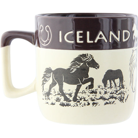 Mug Two tone Iceland Horse