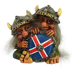 Magnet Vikingtroll behind shield ICELAND