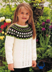 Icelandic sweaters and products - Istex Blaklukka White - knitting kit Wool Knitting Kit - Shopicelandic.com