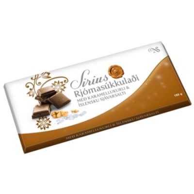 Icelandic sweaters and products - Noi Sirius Bar 150gr w/ Caramel and Sea Salt Candy - Shopicelandic.com