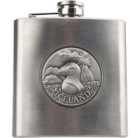 Steel flask Puffin