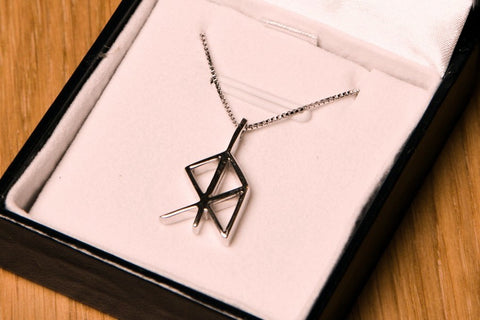 Icelandic sweaters and products - Aquarius Zodiac Rune Jewelry - Shopicelandic.com