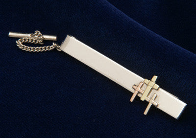 Icelandic sweaters and products - Golden Trinity Silver Tie Clip Jewelry - Shopicelandic.com