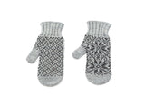 Icelandic sweaters and products - Álafoss Rose Pattern Wool Mittens Wool Mittens - Shopicelandic.com
