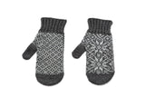Icelandic sweaters and products - Álafoss Rose Pattern Wool Mittens Wool Mittens - Shopicelandic.com