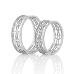 WOMEN'S WEDDING RING - ASTERIAS (4453 W)