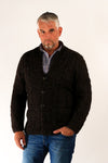 Icelandic sweaters and products - Bjarni Wool Cardigan Brown Wool Sweaters - Shopicelandic.com