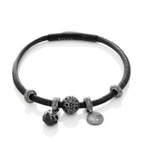 FILIA HERITAGE CHARM oxidized silver